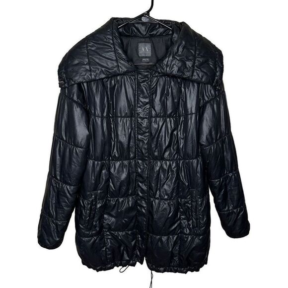 Armani Gloss Puffer Jacket Womens Small - Picture 1 of 4